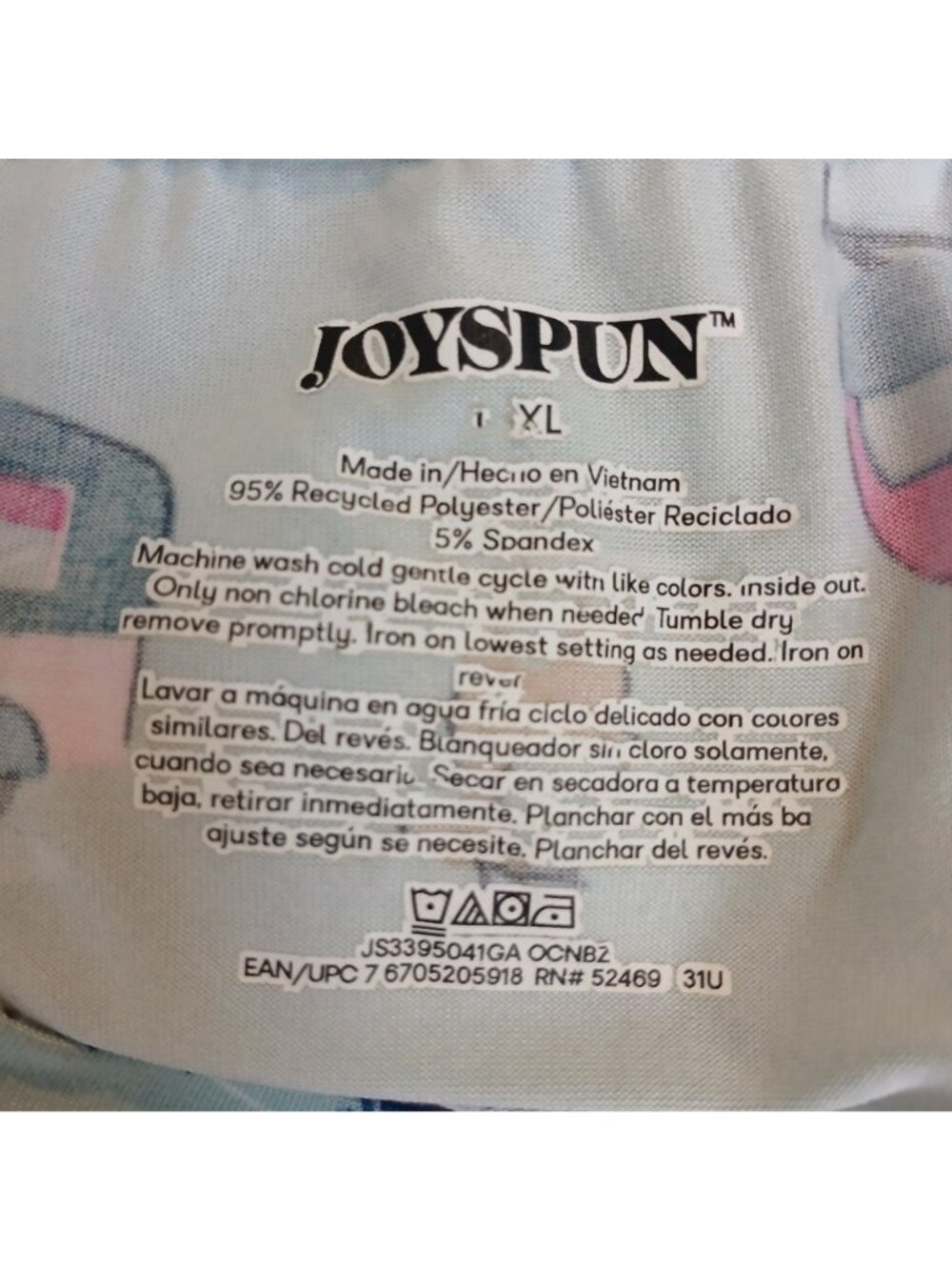 Joyspun XL Trailer Camping Print Nightgown W/ Pockets Polyester Spandex #I-5 - Picture 3 of 6